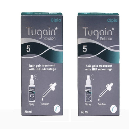 Tugain 5% Hair Solution, 60ml