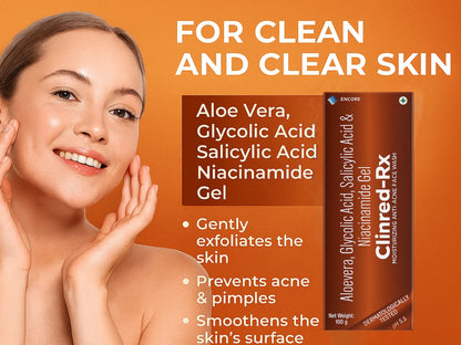 Clinred-Rx Moisturizing Anti-Acne Face Wash 100gm