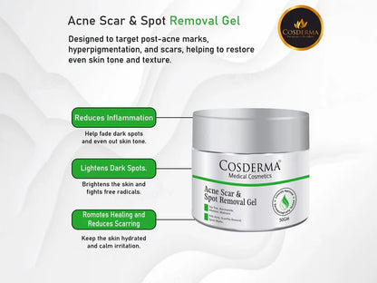 Cosderma Acne Scar & Spot Removal Gel,
