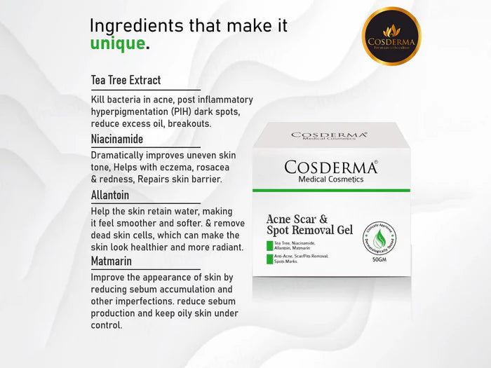 Cosderma Acne Scar & Spot Removal Gel,