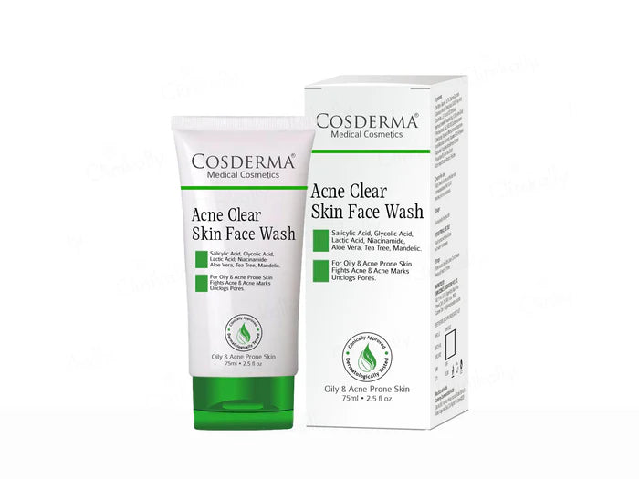 Cosderma Medical Cosmetics Acne Clear Skin Face Wash,