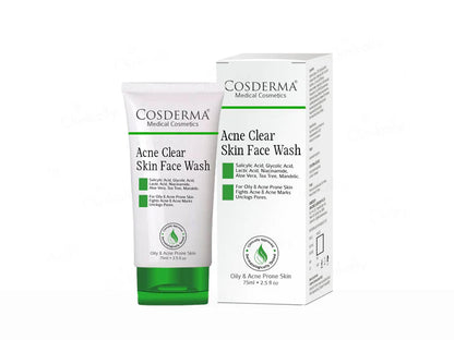 Cosderma Medical Cosmetics Acne Clear Skin Face Wash,