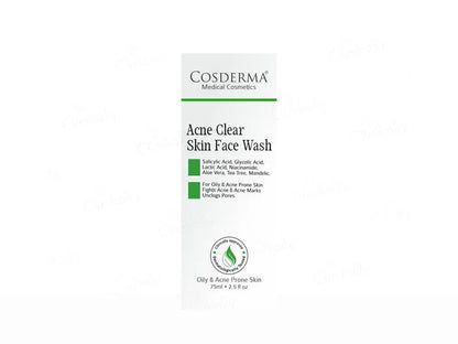Cosderma Medical Cosmetics Acne Clear Skin Face Wash,