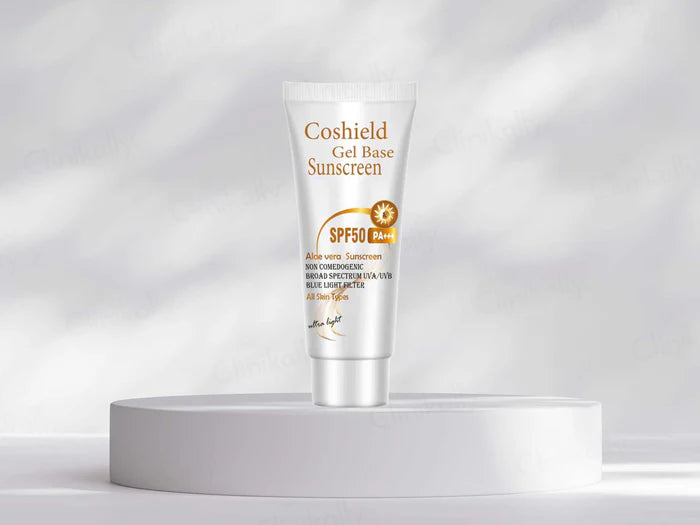 Cosderma Coshield Gel Base Aloe Vera Sunscreen SPF 50 PA+++ 50ml