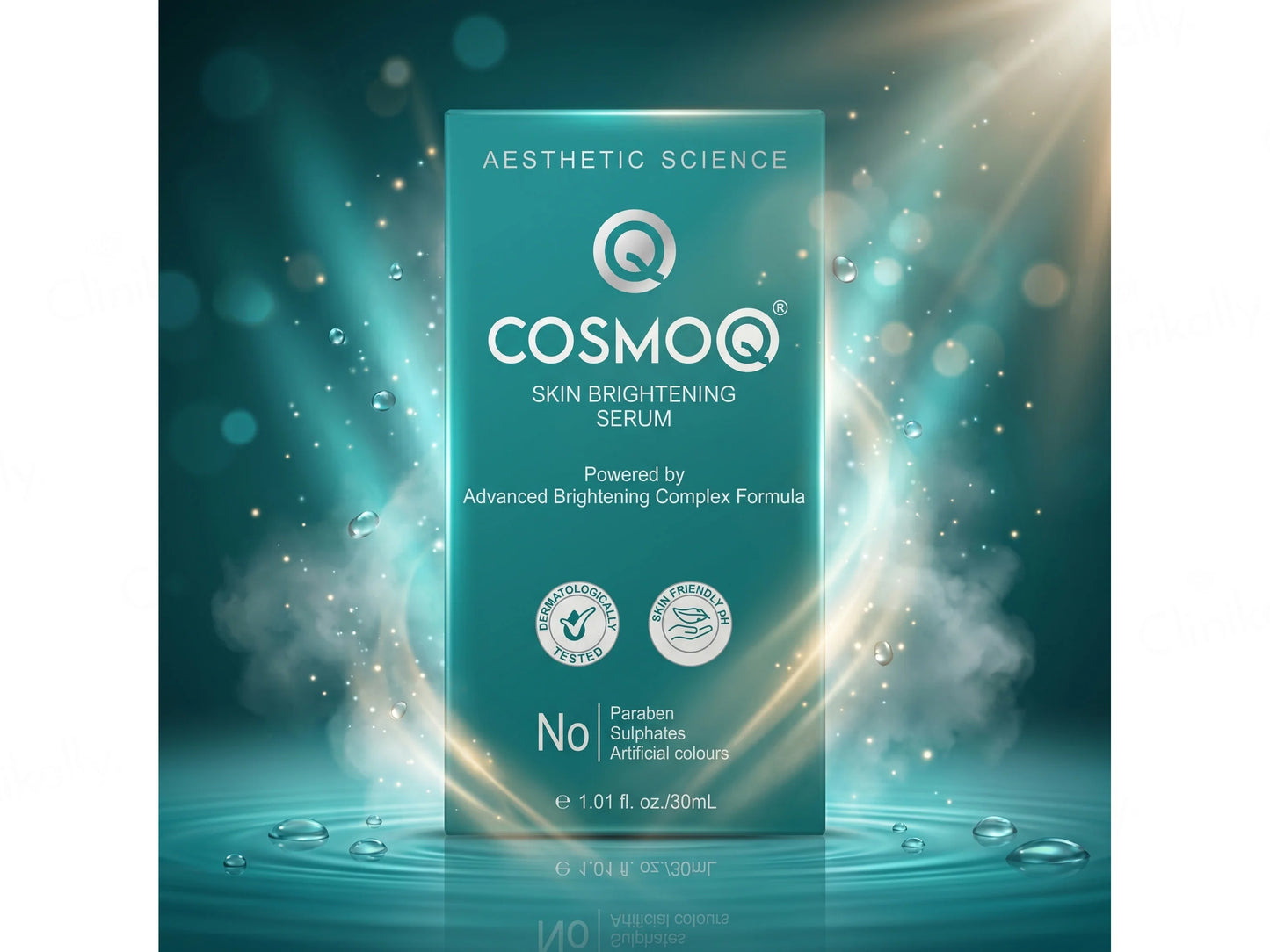 Cosmoq skin brightening serum, 30ml