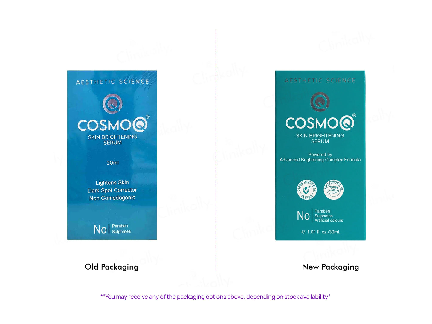 Cosmoq skin brightening serum, 30ml