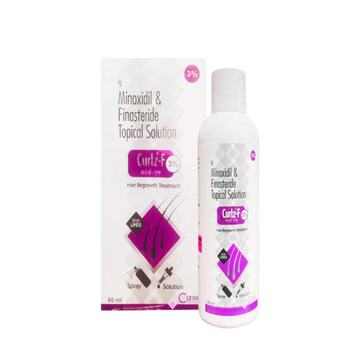Curlz-F 3% Topical Solution 60 ml
