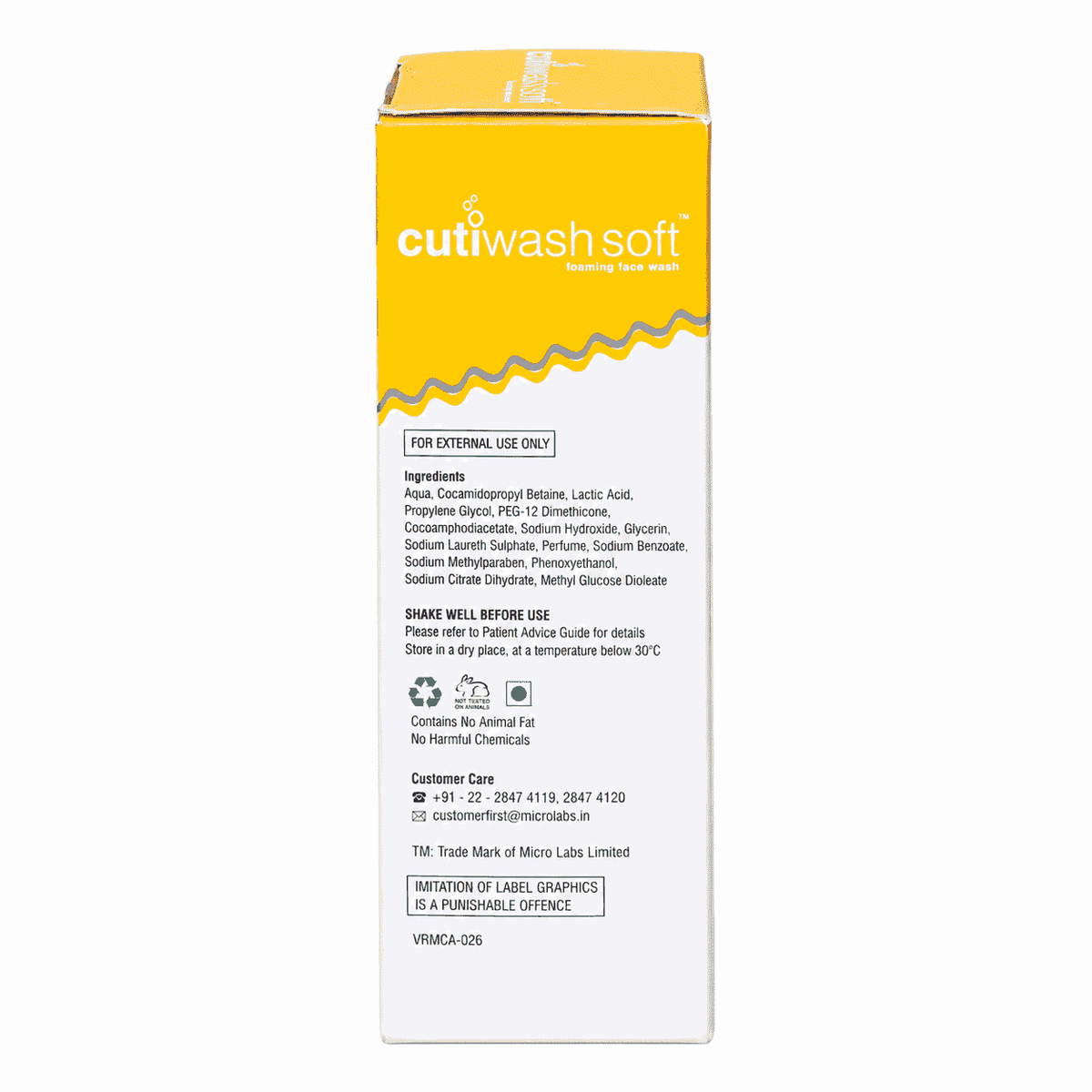 Cutiwash Soft Foaming Face Wash