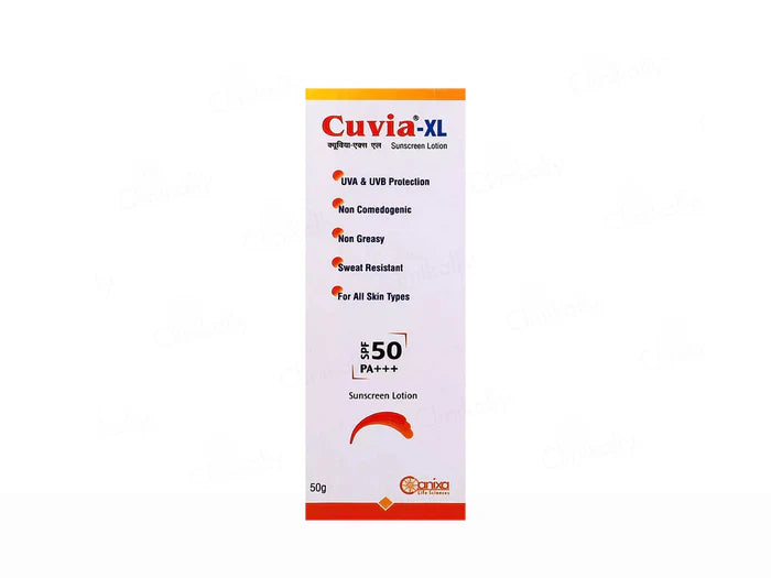 Cuvia-XL Sunscreen Lotion SPF 50 PA+++, 50gm