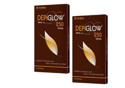 Depiglow 250 tablet glutathione tab, 10Tab