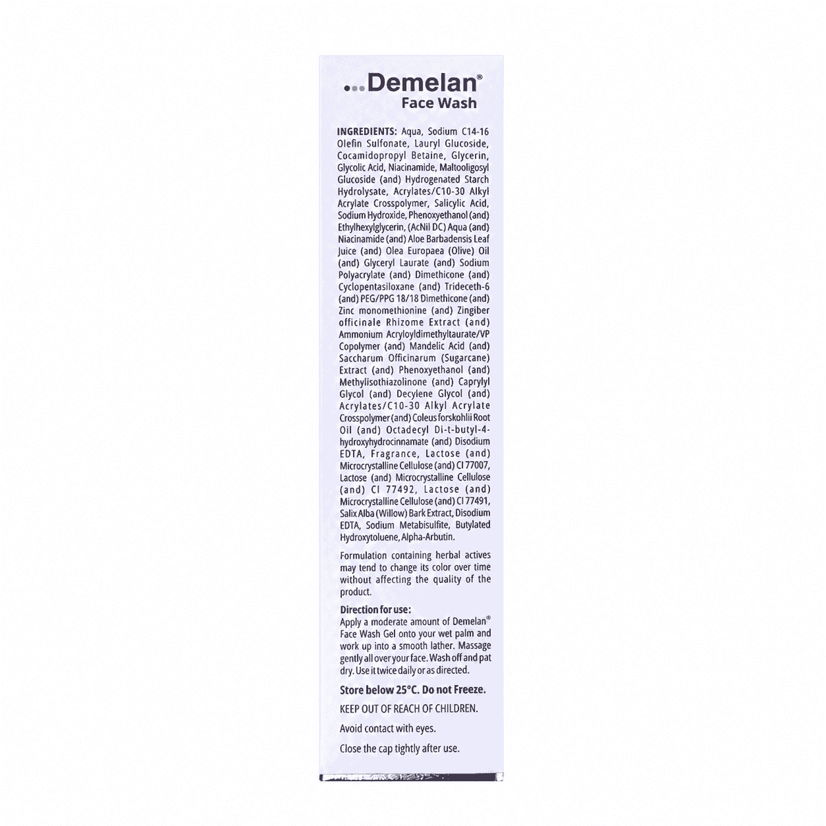 Demelan Face Wash