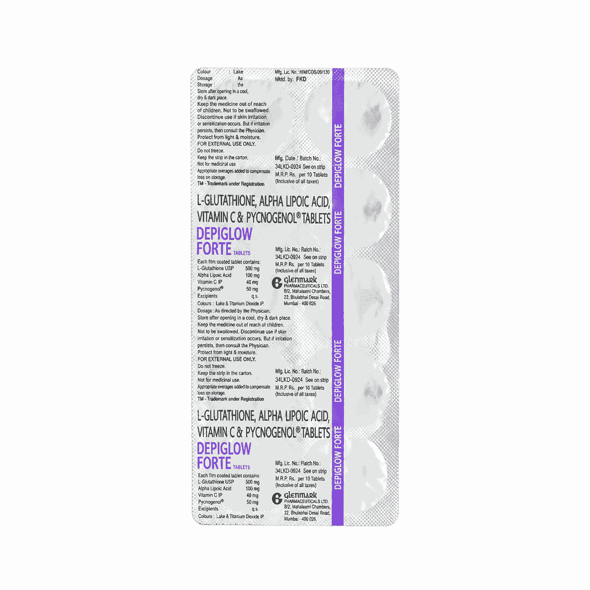 Depiglow Forte TAB (10 Tab)