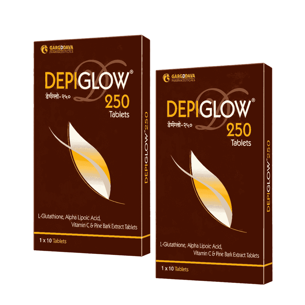 Depiglow 250 tablet glutathione tab 10Tab