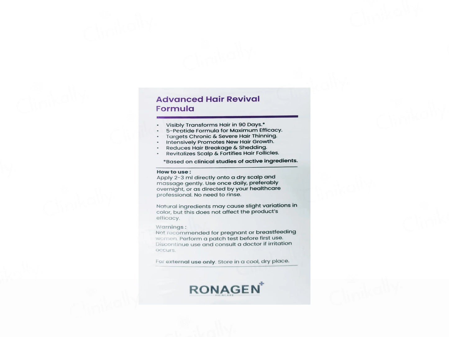 Diara Ronagen+ Advanced Penta-Peptide Hair Serum, 50 ml