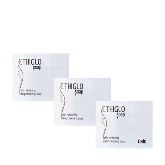 Ethiglo Soap 75gm, pack of 3