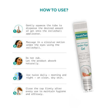 EqualsTwo Under Eye Gel 15gm