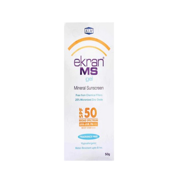 Ekran MS Mineral Sunscreen Gel SPF 50 PA+++ 50gm