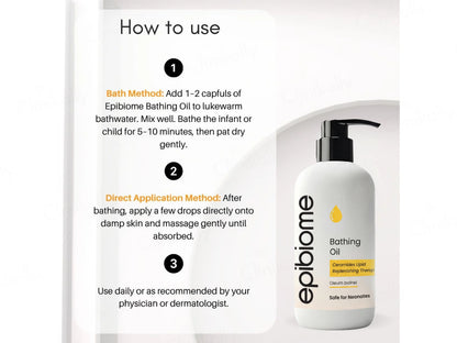 Epibiome Gentle Bathing Oil, 250ml