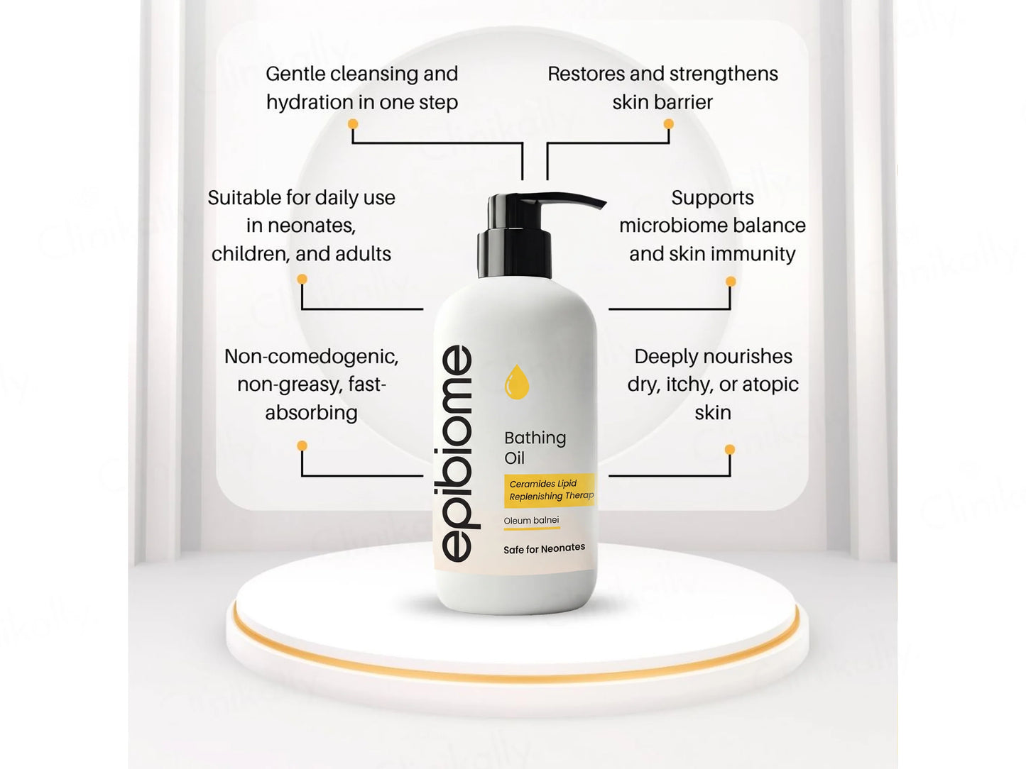 Epibiome Gentle Bathing Oil, 250ml