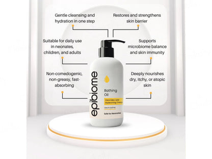 Epibiome Gentle Bathing Oil, 250ml