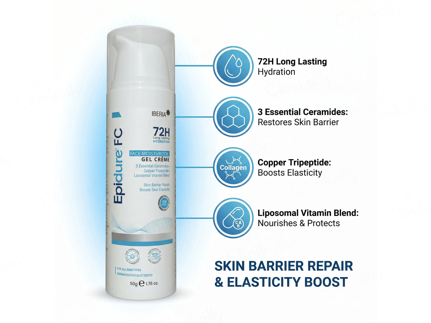 Epidure FC Face Moisturizer gel Cream 50gm