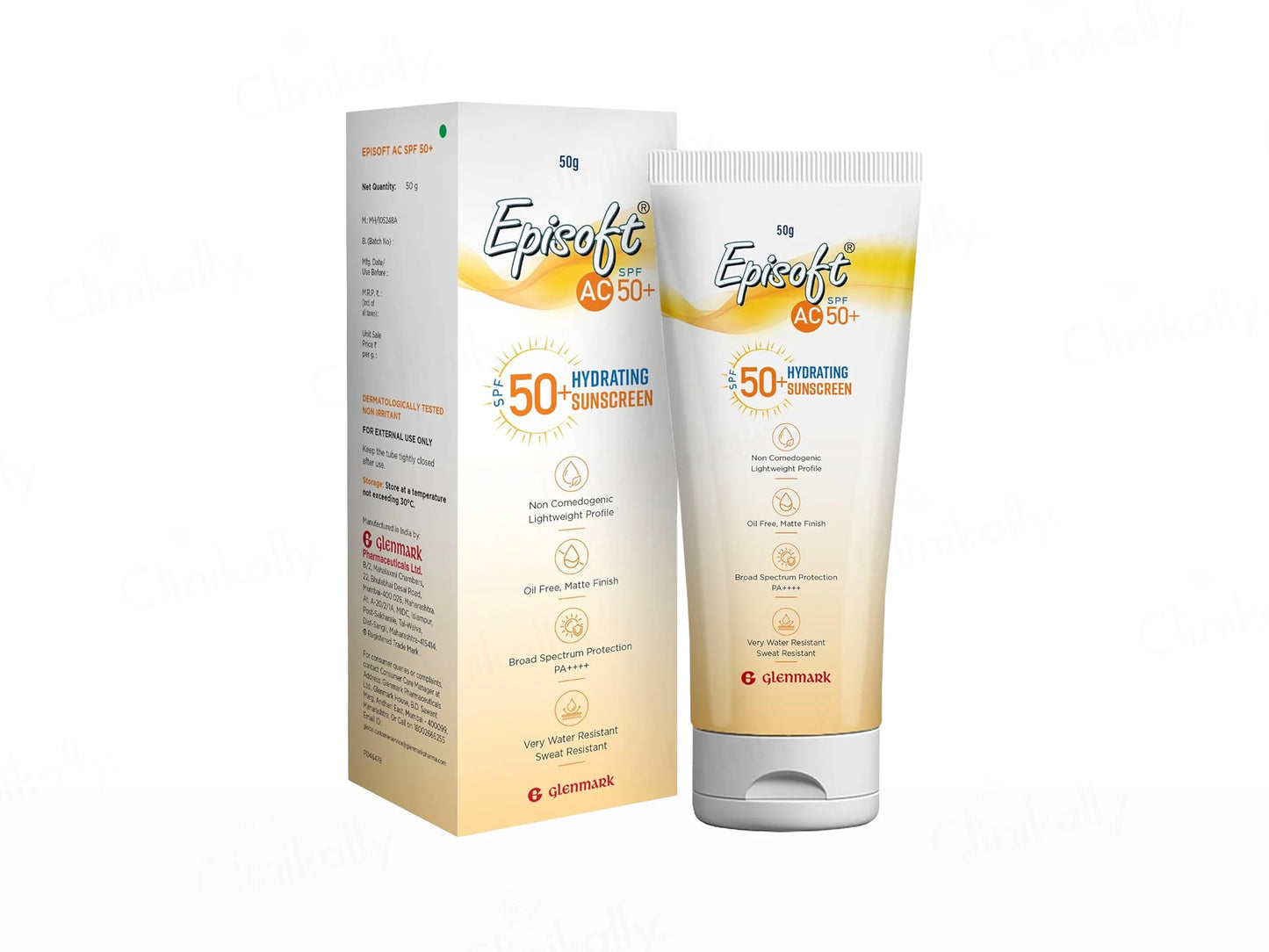 Episoft AC SPF 50 + Hydration Sunscreen 50gm