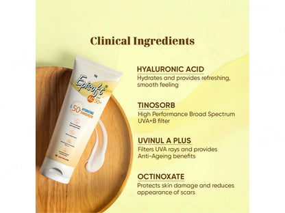 Episoft AC SPF 50 + Hydration Sunscreen 50gm