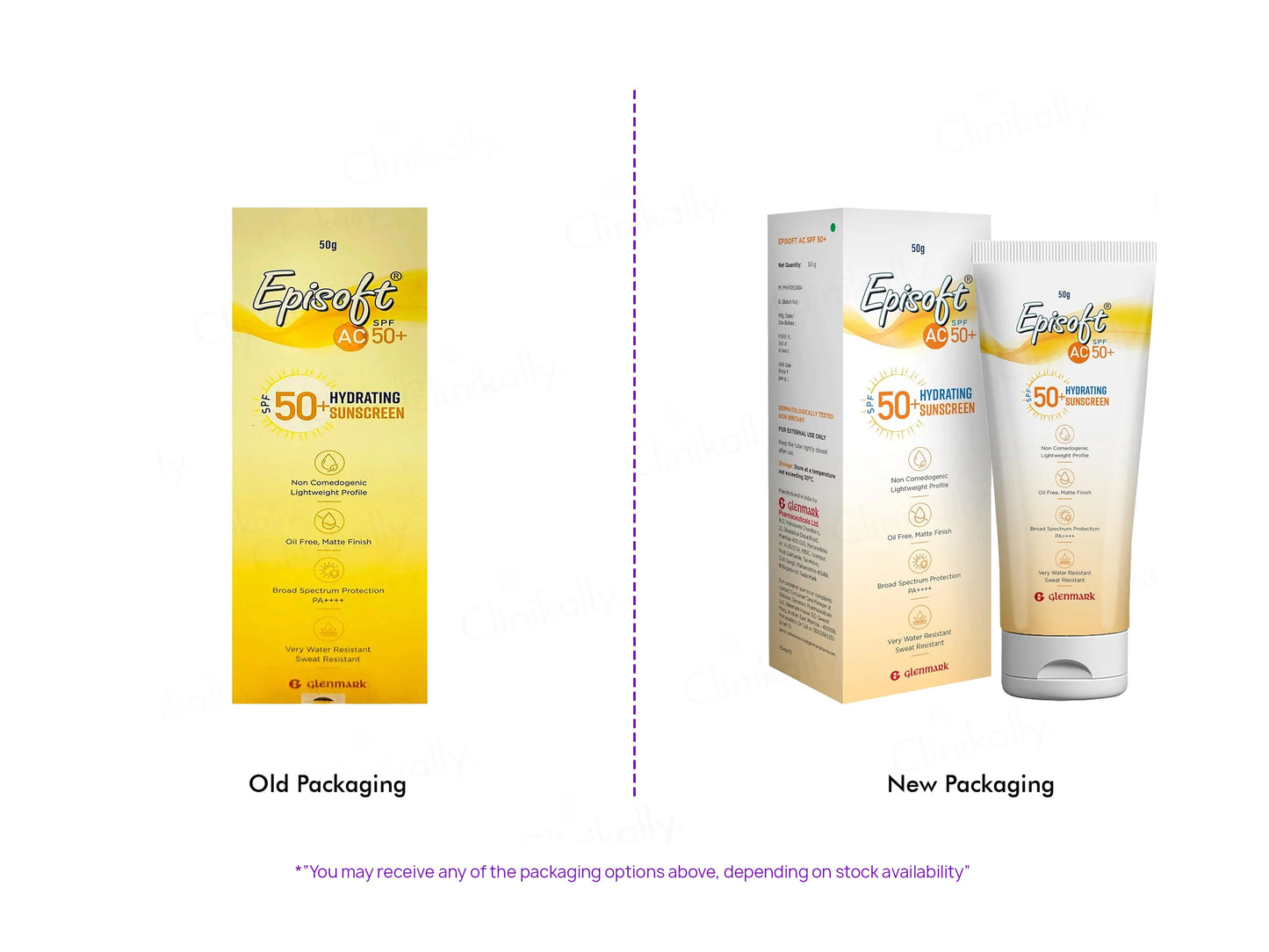 Episoft AC SPF 50 + Hydration Sunscreen 50gm