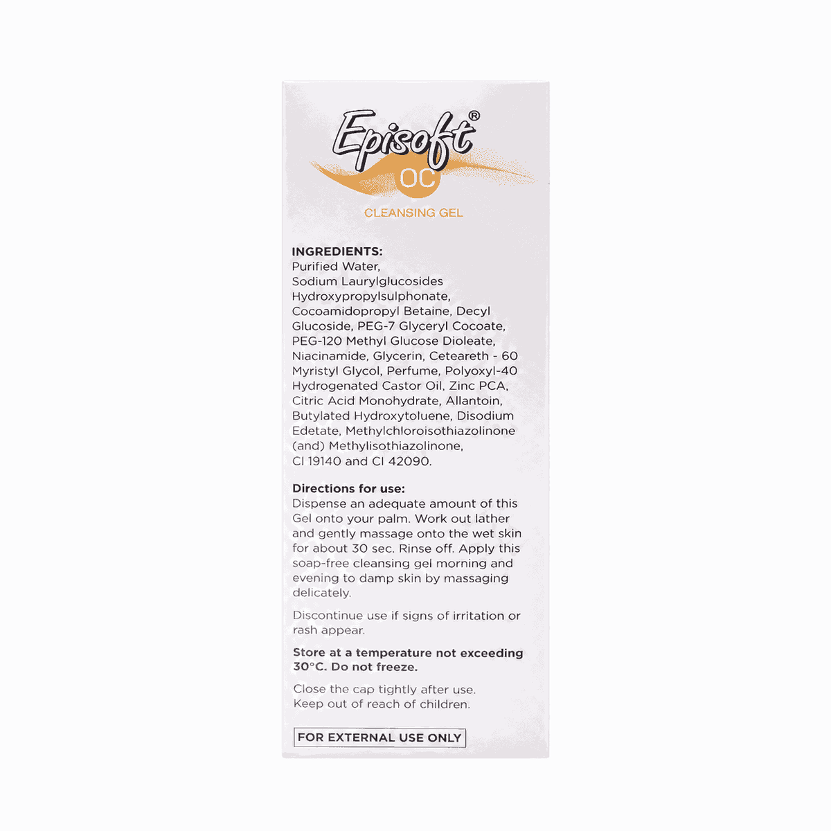 Episoft OC Cleansing Gel, 125ml