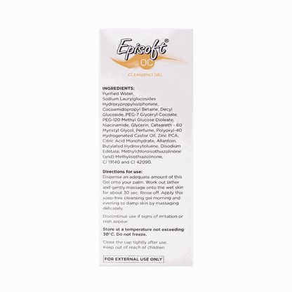 Episoft OC Cleansing Gel, 125ml