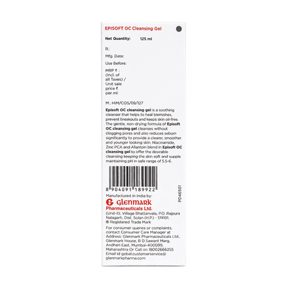 Episoft OC Cleansing Gel, 125ml