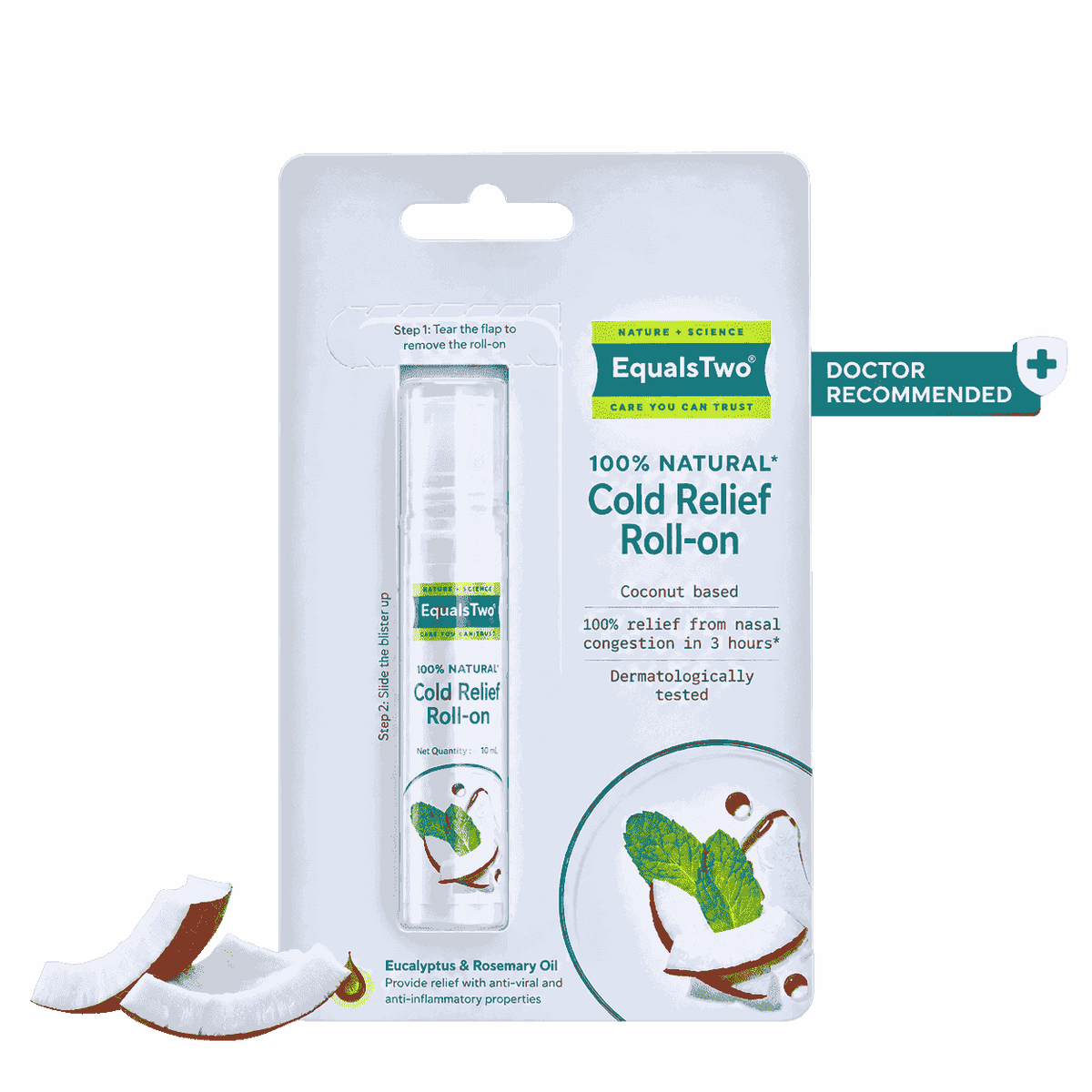 EqualsTwo Cold Relief Roll-On 10ml