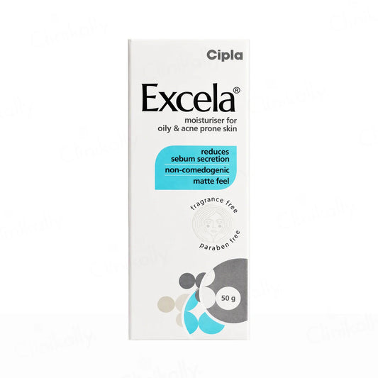 Excela Moisturiser for oily & acne prone skin, 50gm