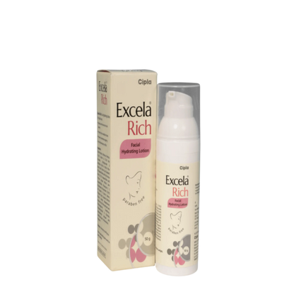 Excela Rich Facial Hydrating Lotion, 50g