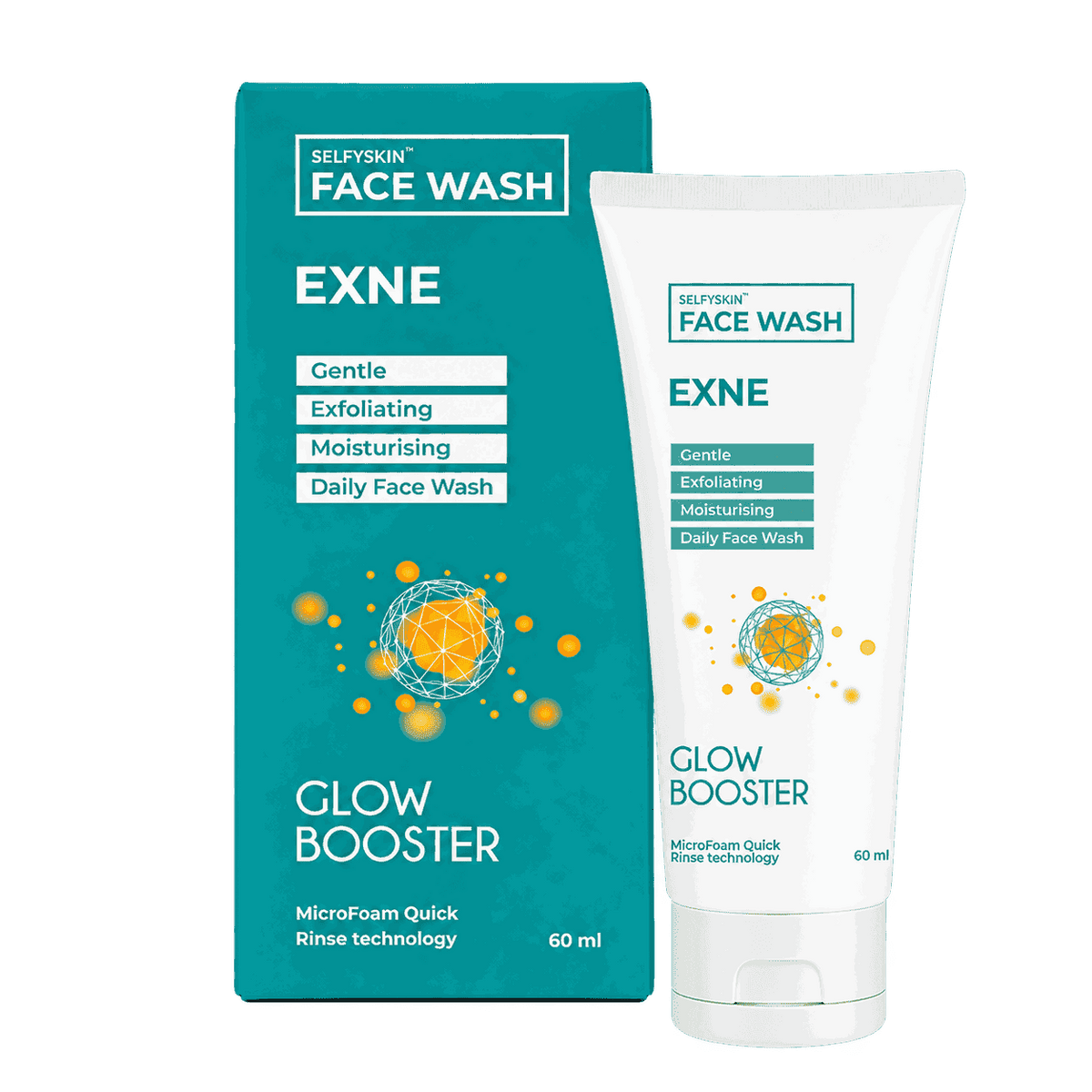 Exne Gentle Exfoliating & Moisturising Daily Face Wash 60ml