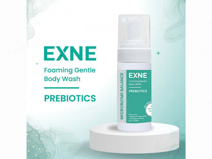 Exne Prebiotics Soothing & Hydrating Foaming Gentle Body Wash, 180ml