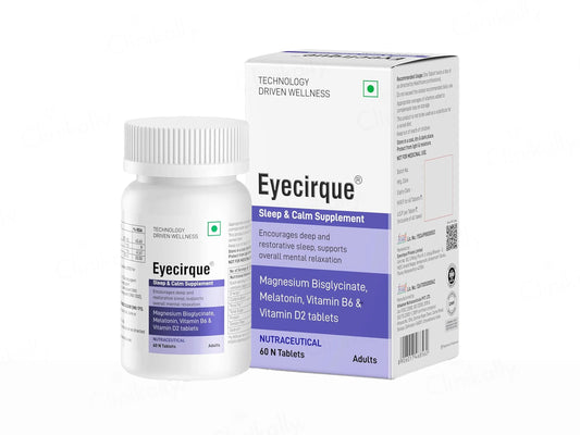 Eyecirque Sleep & Calm Nutraceutical Supplement Tablet For Adults, 60 Tablets