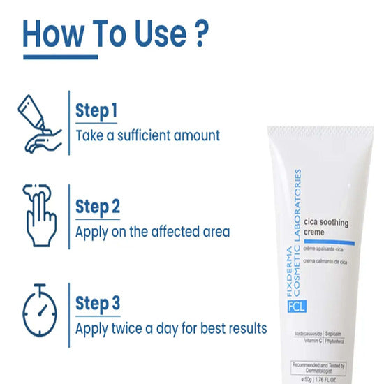 Fixderma Cica Soothing Cream, 50gm