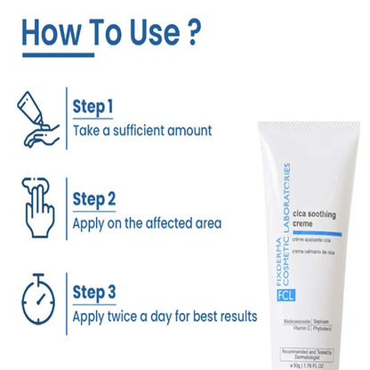 Fixderma Cica Soothing Cream, 50gm