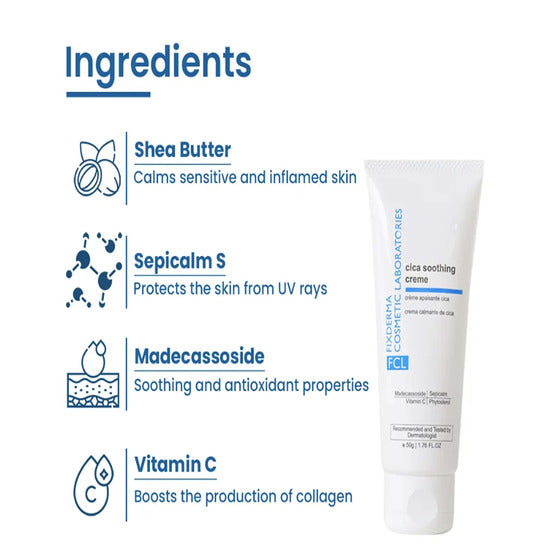 Fixderma Cica Soothing Cream, 50gm