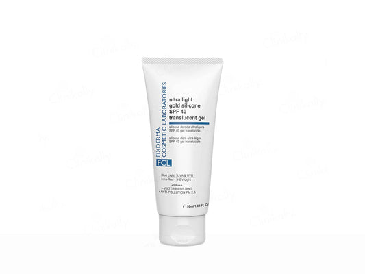 Fixderma FCL Ultra Light Gold Silicone Translucent Gel SPF 40 PA++++