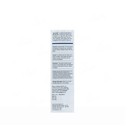 Fixderma Light Weight Non-Greasy Broad Spectrum SPF 80 Lotion, 50ml