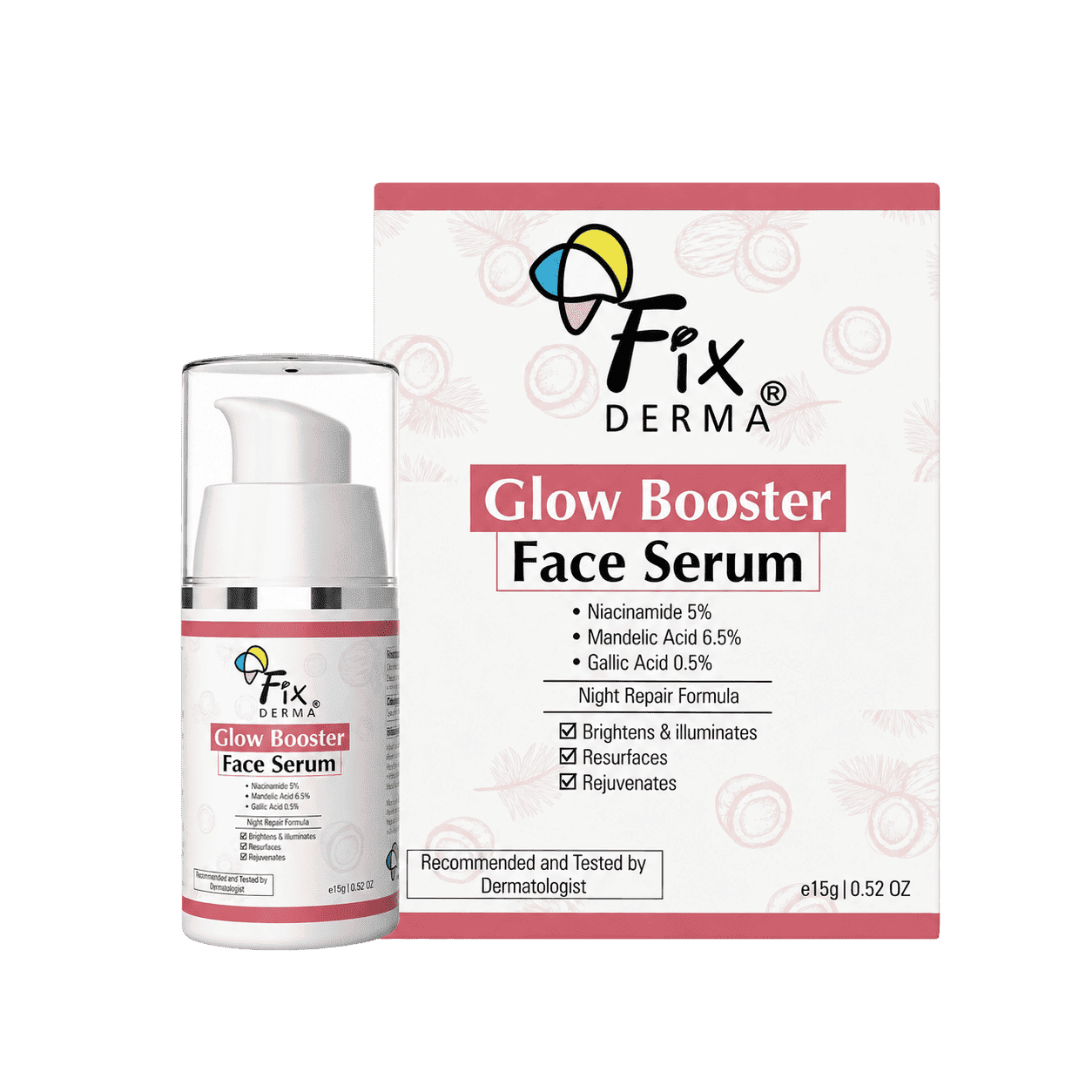 Fixderma Glow Booster Face serum 15gm
