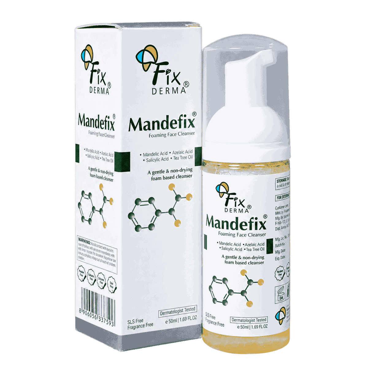 Fixderma Mandefix Foaming Cleanser 100ml