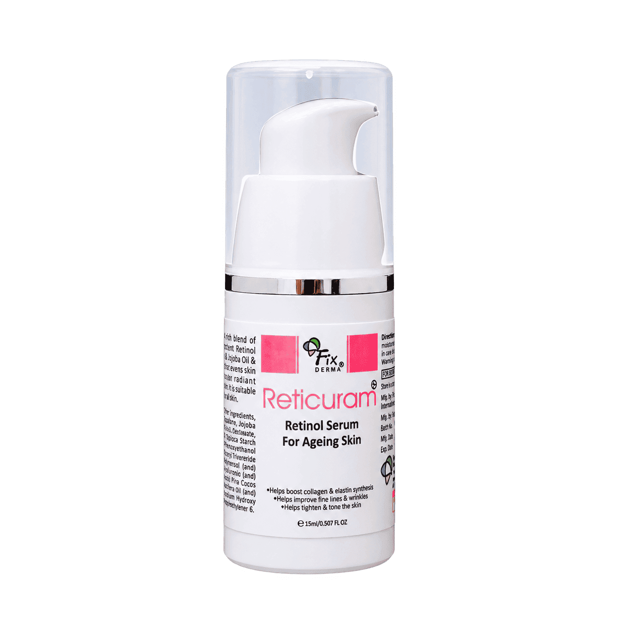Fixderma Reticuram Retinol Serum For Ageing Skin, 15ml