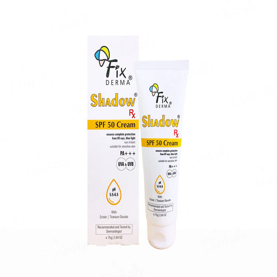 Fixderma Shadow RX SPF 50 Cream, 75gm