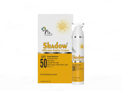 Fixderma Shadow Silicone Matte Cream SPF 50 PA+++, 50ml