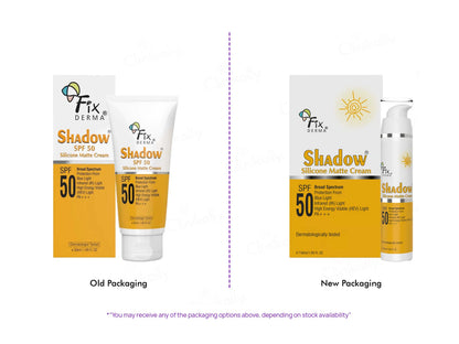 Fixderma Shadow Silicone Matte Cream SPF 50 PA+++, 50ml