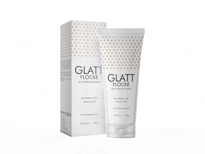 Glatt Flocke Rice Water Face Scrub 100gm