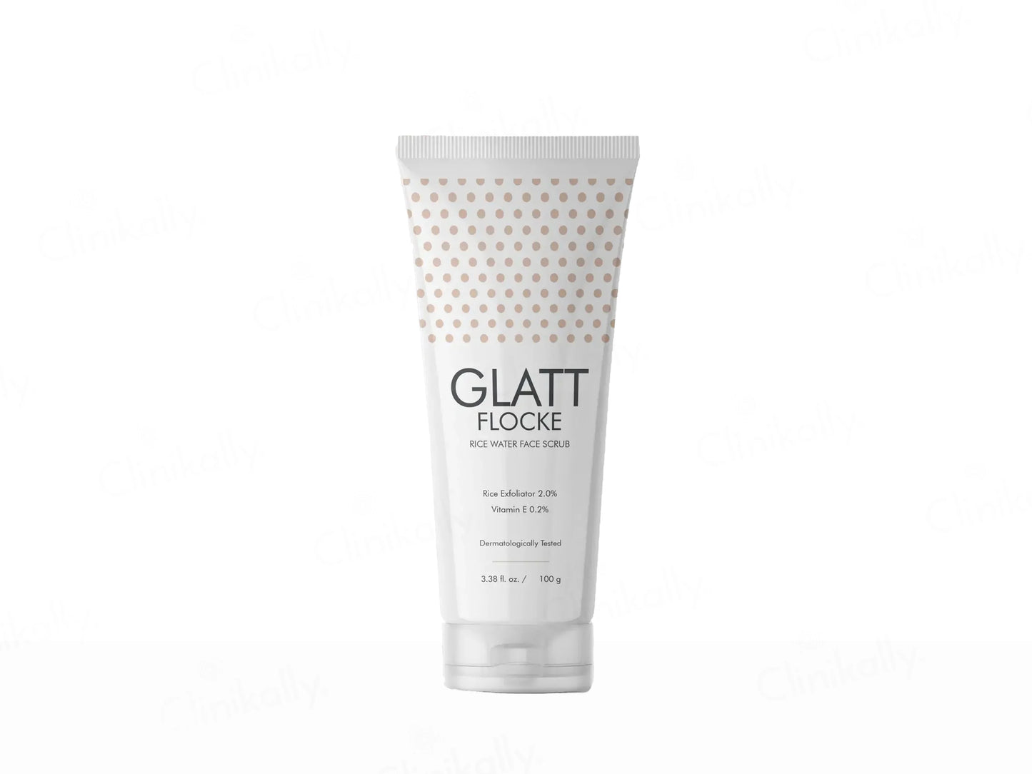 Glatt Flocke Rice Water Face Scrub 100gm